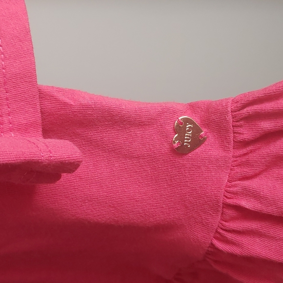 🎉HP🎉Girl's Juicy Couture Pink Ruffle Top - Picture 2 of 5